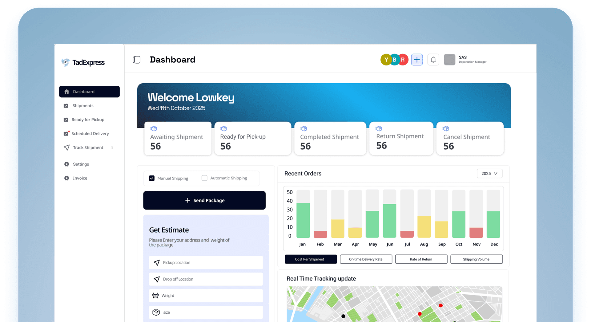 TadExpress Dashboard