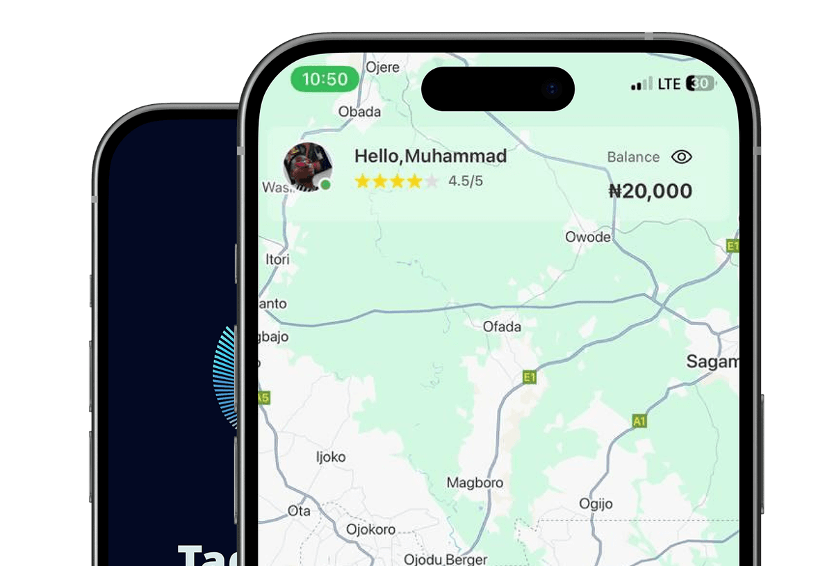 Driver App Interface