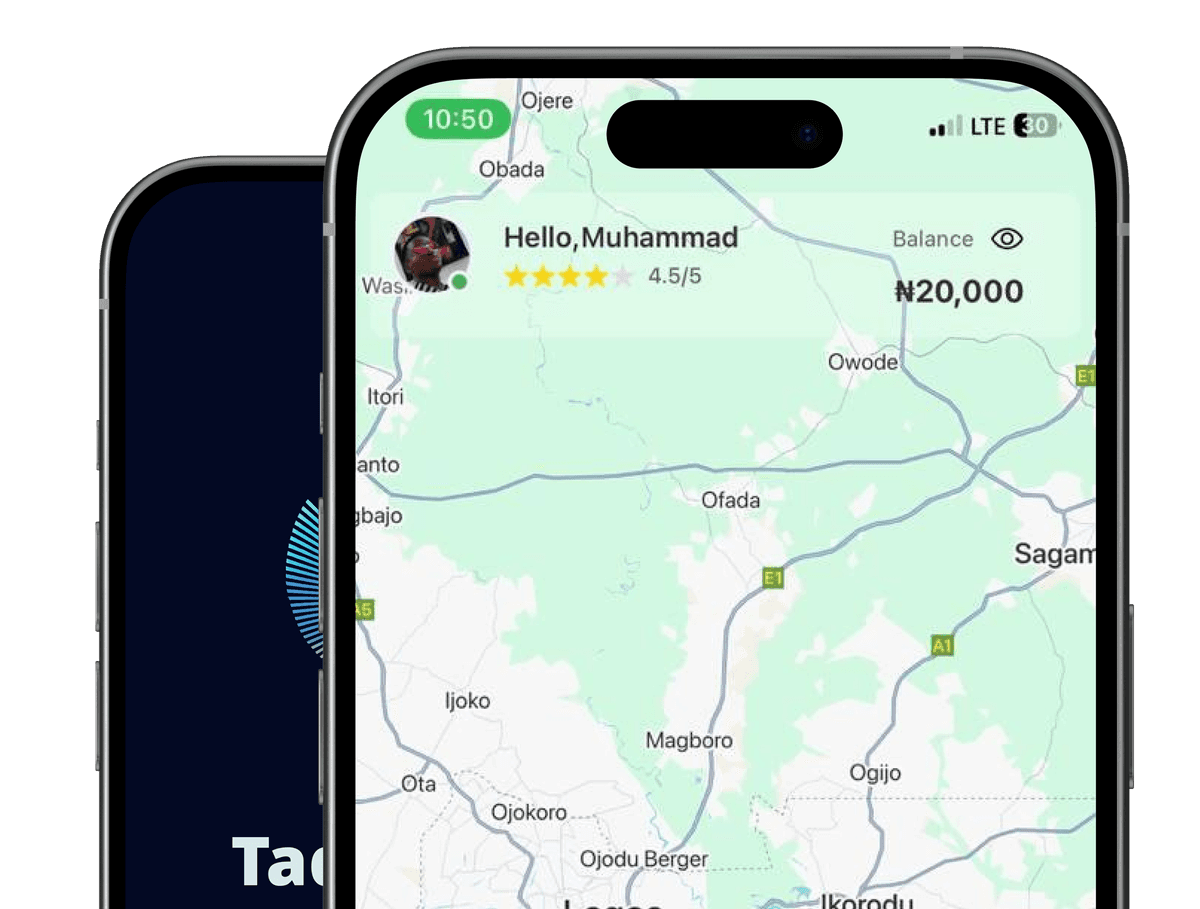 Driver App Interface