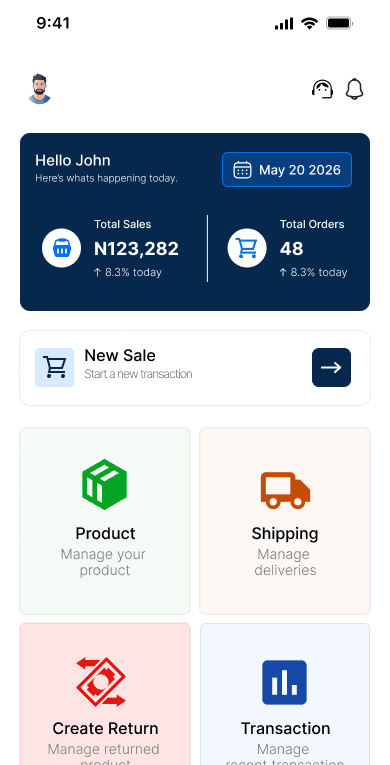 Tadexpress app mockup